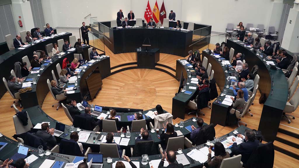 Pleno del Ayuntamiento de Madrid.